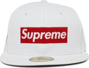 white supreme hat 