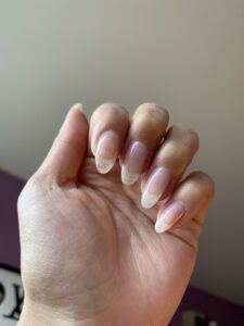 how to clean underneath acrylic nails