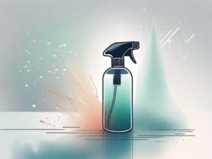 A spray bottle